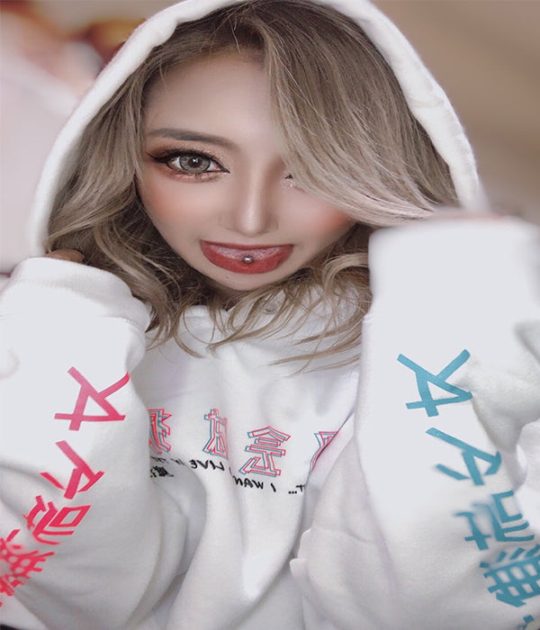 絶対純粋無垢少女by都会は病む。パーカー